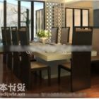 Cadeira de mesa de jantar moderna com móveis chineses