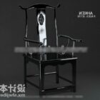 كرسي المنزل الصيني نموذج ثلاثي الأبعاد.