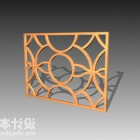 Picture Frame White Painted 3d model