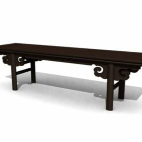 Table Furniture Chinese Antique Style 3d model