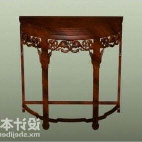 Wall Dresser Chinese Carving Furniture 3d model
