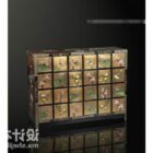 中国の壁の飾り戸棚の家具
