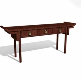 Dresser Table Chinese Furniture 3d model