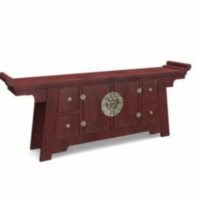 3д модель стола Древней китайской мебели