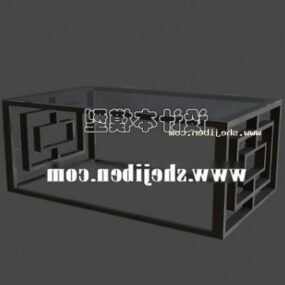 The Coffee Table Chinese Frame Style 3d model