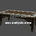 Antique Coffee Table Dark Wood Style
