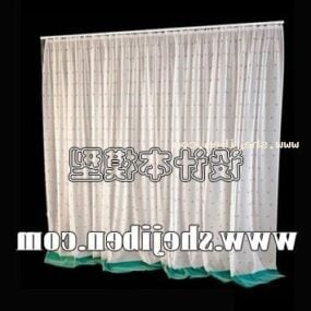 Small Curtain Furniture 3d model