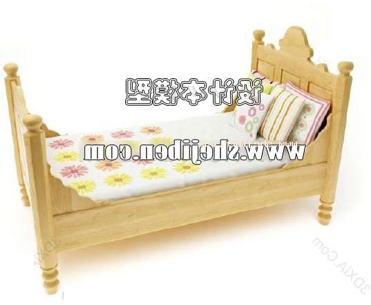 Meubles de lit simple pour enfants asiatiques