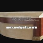 Reception Desk Wood Stone Material