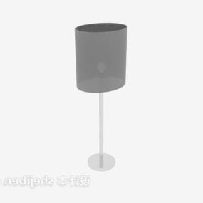 Modern Floor Lamp Cylinder Shade 3d model