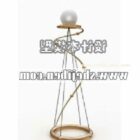 Floor Lamp Sphere Shade Lighting Fixtures