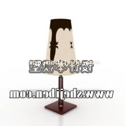 Floor Lamp Wooden Lighting Fixtures 3d model