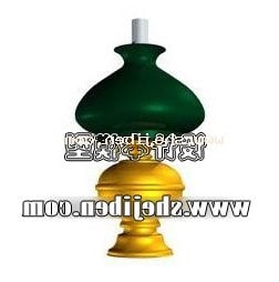 Lámpara de aceite árabe modelo 3d