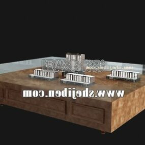Low Coffee Table Furniture 3d model