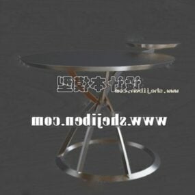 Restaurant Outdoor Coffee Table Furniture 3d model