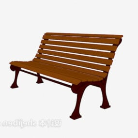 Outdoor Bench Chair Furniture 3d model