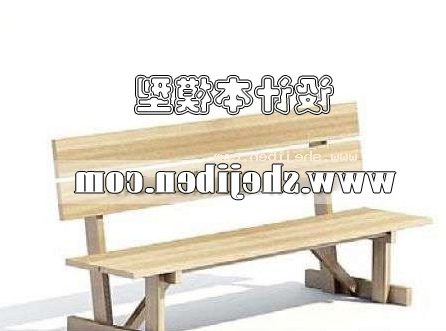 Holzbank im Freien Stuhl