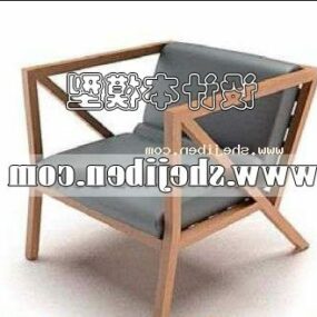 户外扶手椅现代家具3d模型