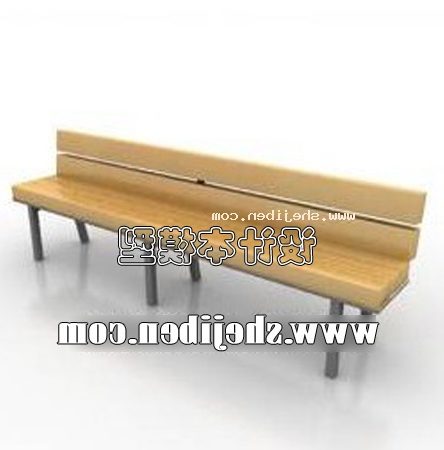 Móveis para cadeiras de banco de madeira para exteriores