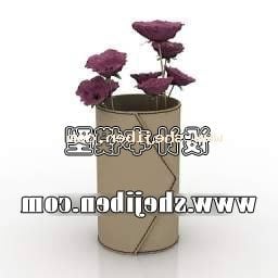 Outdoor Flower Pot Plant Decoration 3d model