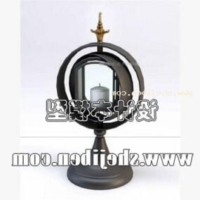 Round Shaped Candle Holder 3d model