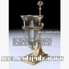 Luxurious Gold Candle Holder