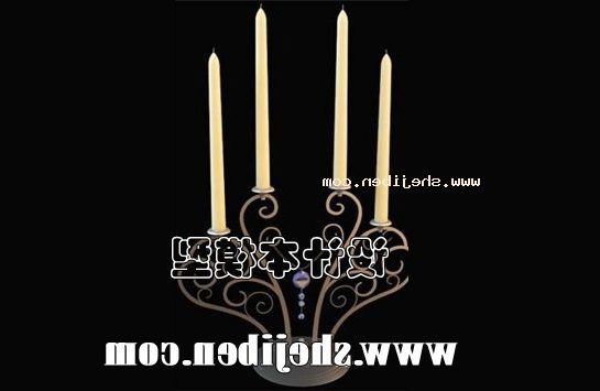 Candle Holder Curved Iron Stand