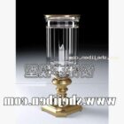 Glass Candle Holder Lamp