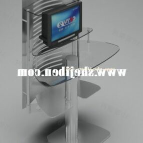 Glass Tv Cabinet 3d model