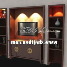 Home Wall Tv Cabinet Furniture 3d model