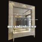 White Tv Cabinet With Mirror Behide
