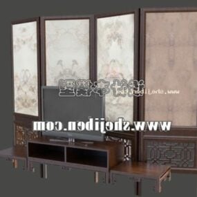 Tv Cabinet With Backwall 3d model