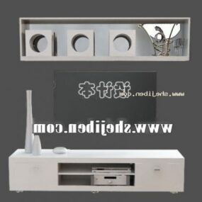 L Shaped Corner Work Desk 3d model