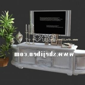 Tv Cabinet European Living Room Furniture 3d model