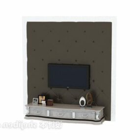 Gemensamt TV-skåp Vardagsrumsmöbler 3d-modell