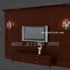 Chinese Wood Tv Cabinet Classic Style