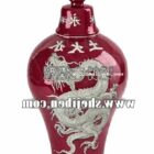 Forntida kinesisk dekorationsvas