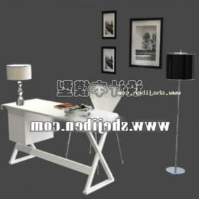 Working Desk Chair Office Furniture 3d model