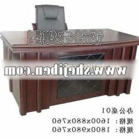 Boss Desk With Chair Furniture 3d model