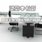 L Shape Corner Desk With Chair