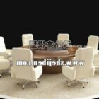 Office Meeting Table Chair Round Shaped