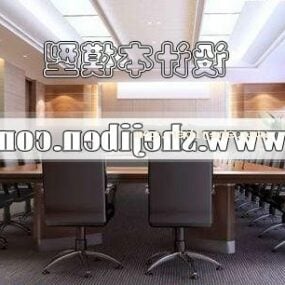 Conference Table Chair Meeting Room 3d model