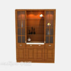 Wine Cabinet Retro Wood Furniture