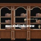 Bookcase Wood Furniture European Style