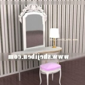 Square Mirror Modern Style 3D-malli