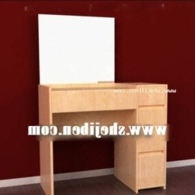 Mdf Dresser Bedroom Furniture 3d model