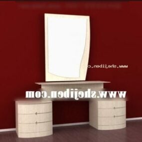 Tavallinen Dresser Bedroom Furniture 3D-malli