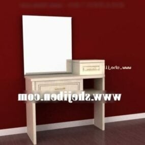 Commode à deux tiroirs, meubles de chambre à coucher modèle 3D