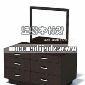 Dresser Modern Style Bedroom Furniture 3d model