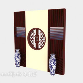 Traditionel Screen Partition Divider 3d-model